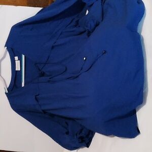 Belle by Kim Gravel Blue Blouse